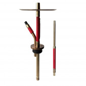 Кальян Mexanika Smoke STM Carmine Gold (Шахта+Мундштук)